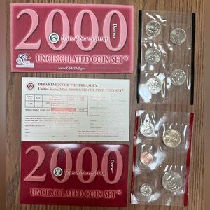 2000 Uncirculated Denver mint coin set